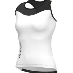 Top donna Ale Pragma Color Block - Bianco