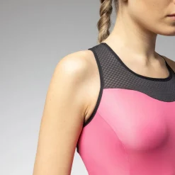 Top donna Ale Pragma Color Block - Rosa scuro