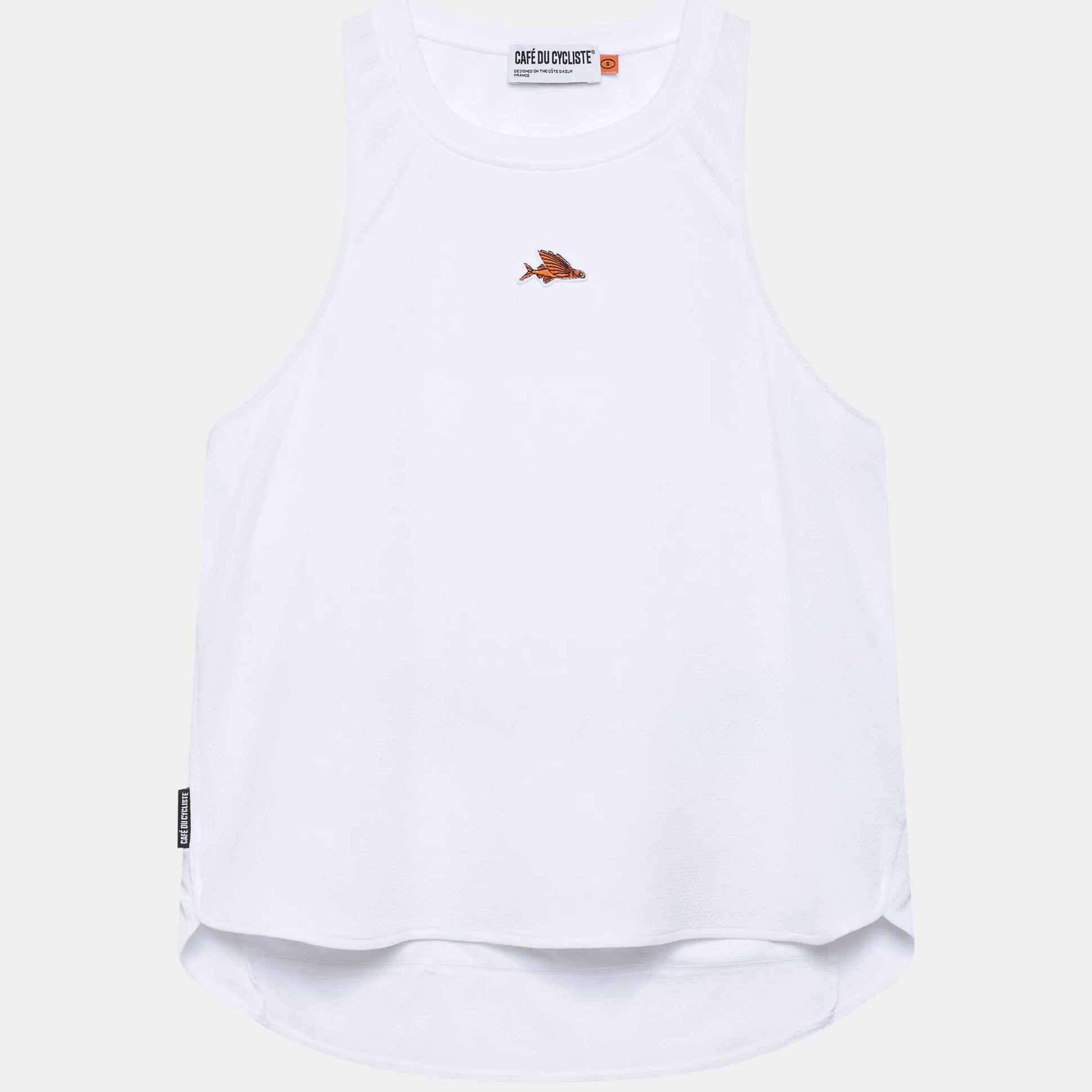 Top donna Cafe du Cycliste Julia - Bianco