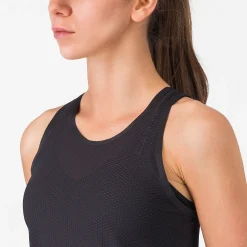 Top donna Castelli Comfort Travel Mesh - Nero