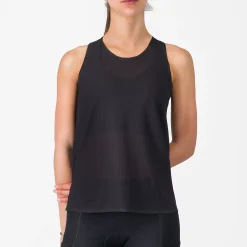 Top donna Castelli Comfort Travel Mesh - Nero