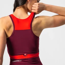Top donna Castelli Solaris - Bordeaux