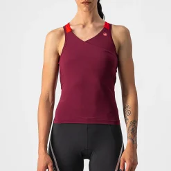 Top donna Castelli Solaris - Bordeaux