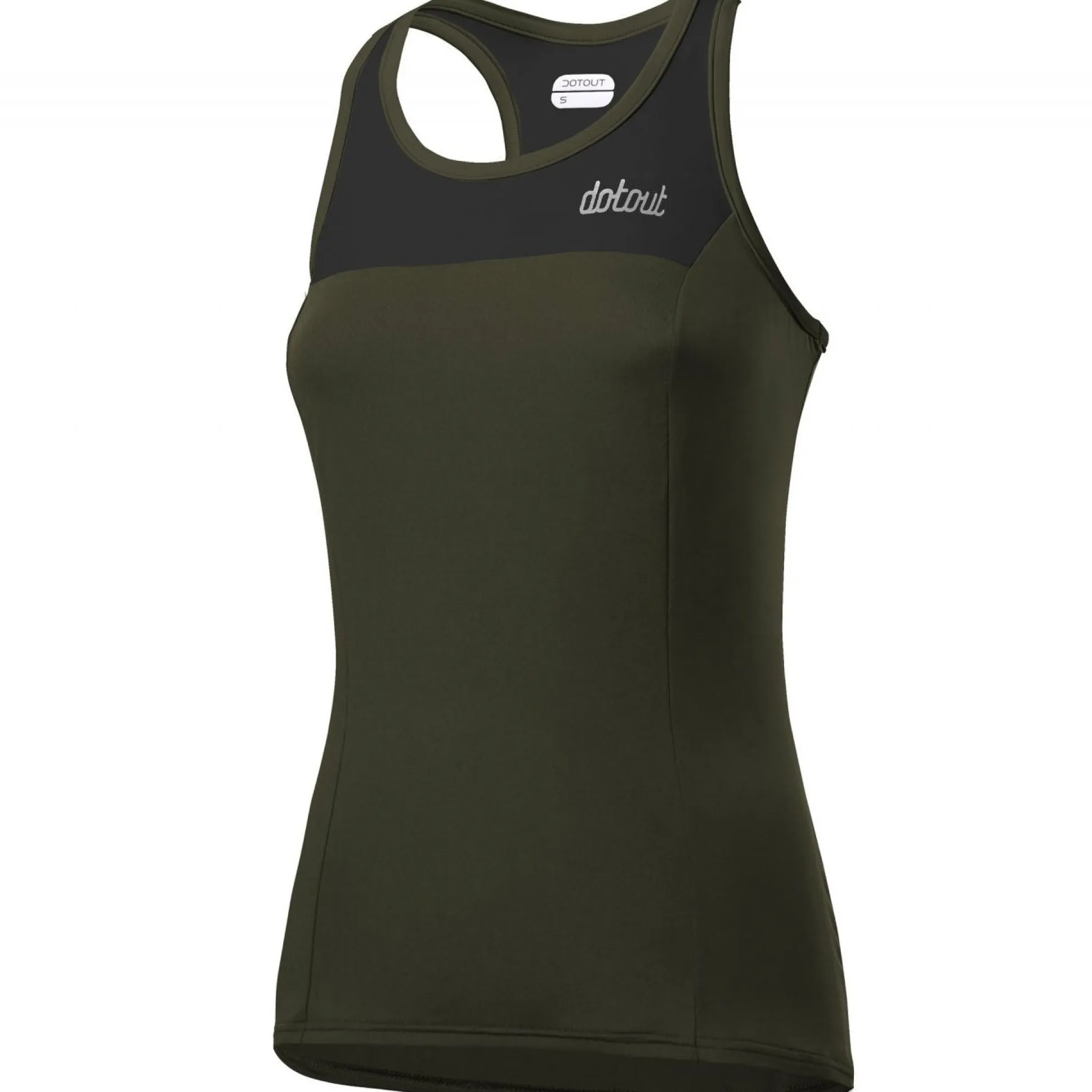 Top donna Dotout Crew - Verde