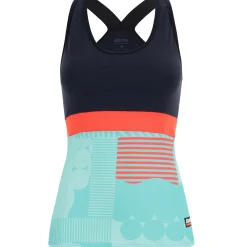 Top donna Santini Scia Optic - Azzurro