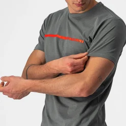 T-Shirt Castelli Ventaglio - Grigio
