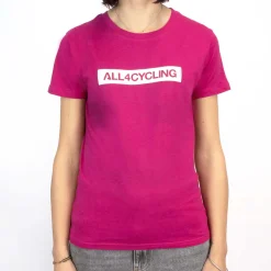 T-Shirt donna All4cycling - Viola