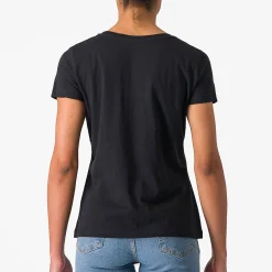 T-Shirt donna Castelli Classico - Nero