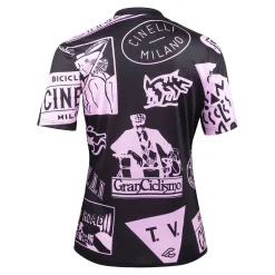 T-Shirt donna Cinelli Gravel - Nero