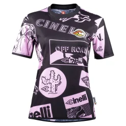 T-Shirt donna Cinelli Gravel - Nero