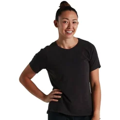 T-Shirt donna Specialized Trail Supima - Nero
