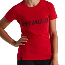 T-Shirt donna Specialized Wordmark - Rosso