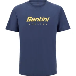 T-Shirt Santini Brand - Blu