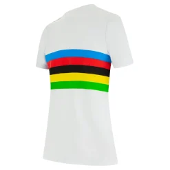 T-Shirt Santini donna UCI Campione del Mondo Iride - Bianco