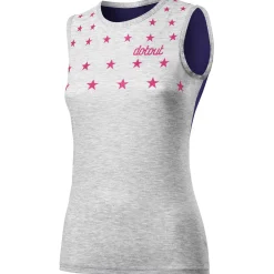 T-shirt senza maniche donna Dotout Stars Muscle - Blu