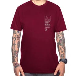 T-Shirt Strade Bianche Colline - Bordeaux