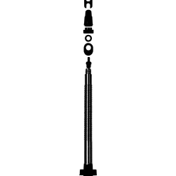 Valvola Smontabile Mavic UST 80 mm - Nero