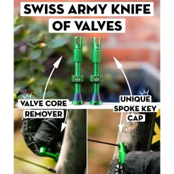 Valvole Peaty’s MK2 60mm - Verde