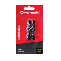 Valvole Tubeless Ontrack 40mm - Nero