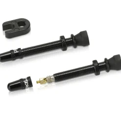 Valvole tubeless XLC PU-X09 45mm - Nero