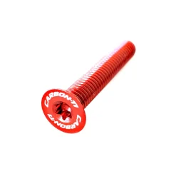 Vite di ricambio Carbon-Ti X-Cap TORX Logo - Rosso